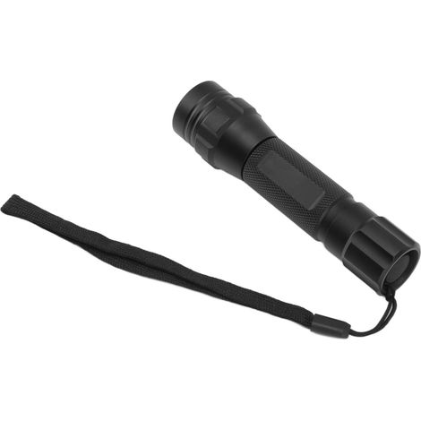 Lampe torche UV 395 nm, facile à ranger, LED, portable, pour la détection des taches d'urine d'animaux et des scorpions. (1/5)