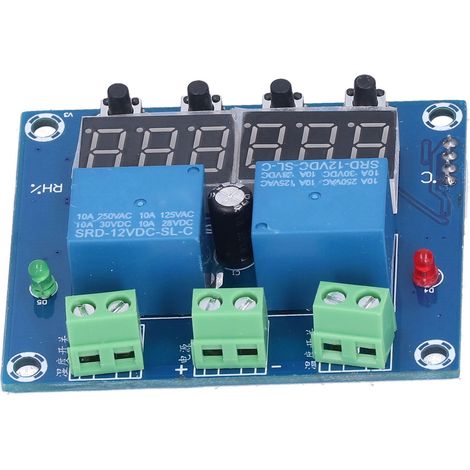 Module de contrôle de température et d'humidité, carte thermostat automatique numérique à double sortie avec capteur (1/5)
