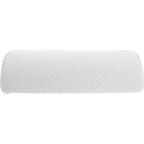 Coussin Demi-Lune Mousse Mémoire Oreiller Jambes et Lombaire pour Sommeil Soutien Confortable pour Genoux Dos et Tête Adapté Maison Bureau Voiture Facile à Nettoyer Soulage (1/5)