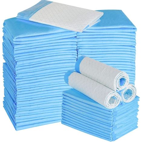 Lot de 100 Tapis Educateurs pour Chiens, 33 x 45 cm Couches Tapis de Dressage jetables pour Chiot (1/4)