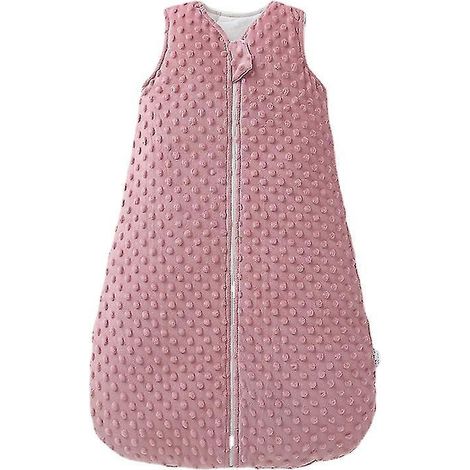 Dicker, trittfester rosa Winterbabyschlafsack (1/5)