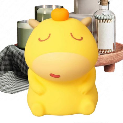 Silikon-USB-Nachtlicht für Babys – Weiches Silikon, USB-betrieben, kindersicher, ideal für Schlafzimmer, Badezimmer und Wohnzimmer.