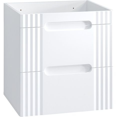 Meuble suspendu sous lavabo FIJI BLANC 60 cm (1/5)