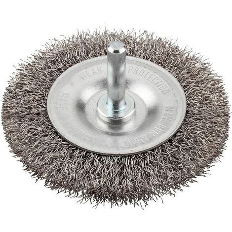 kwb 607310 Roue de fil et brosse en fil d'acier Roue à rayons 7,5 cm (1/2)