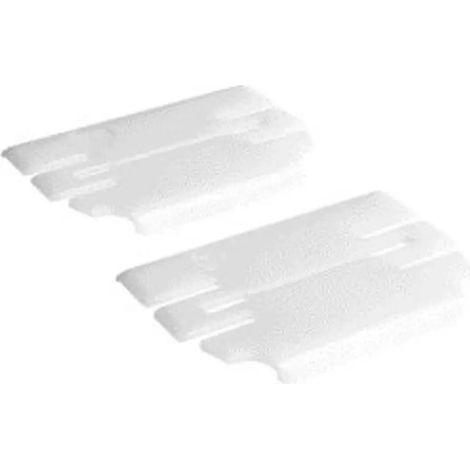 Jeu d'éclisses queraz pour GBD50161 RAL 9016 Pure - HAGER GBD501619
