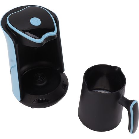 Cafetière électrique isotherme 500 ml en acier inoxydable, bleue, prise européenne 220 V, idéale pour le bureau (1/5)