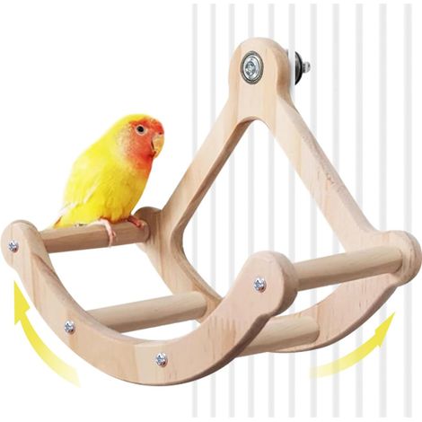 Jouets giratorio pour pajaros, barco pirata, rueda de madera, perca, juguete para loros, support pour pajaros, jaula, accessoires pour Loros, paraquitos, cockatúas, tortolitos, conursos (1/5)