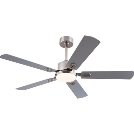 Ventilador de techo de 132 cm con luz LED regulable y mando, 5 aspas, motor DC silencioso (1/5)