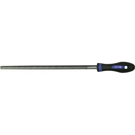 TECWERK Werkstattfeile DIN 7261 L.150mm Q.6,3mm Hieb 2 Rund 2K-Ergo TECWERK