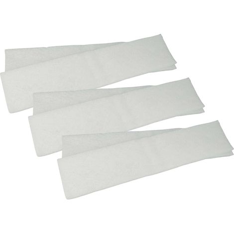 vhbw 6x Luftfilter G4 Ersatz für Helios 9638 für Lüfter, Badlüfter, Ventilator, Lüftungsgerät - Weiß