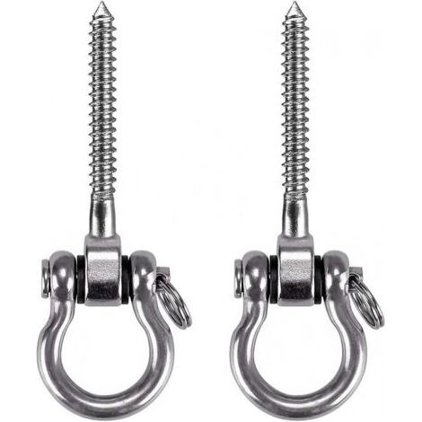 Kit de suspension de chaise hamac, support de plafond pivotant, crochet de suspension robuste, support à vis pour aire de jeux, chaise suspendue, Yoga, arbre, salle de sport, corde (1/5)