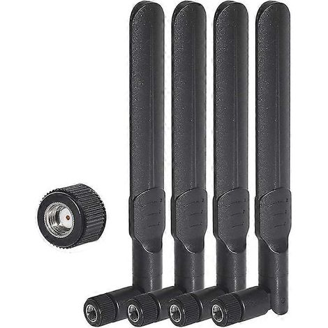 antennes WiFi double bande 2,4 GHz, 5 GHz et 5,8 GHz, MIMO 8 dBi, connecteur RP-SMA mâle pour routeur WiFi sans fil (1/5)