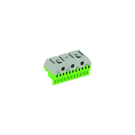 Bornier terre Mistral-11X4mm²+3X25mm²-Rapide et à vis 1SPE007715F9714 ABB 799210 (1/4)