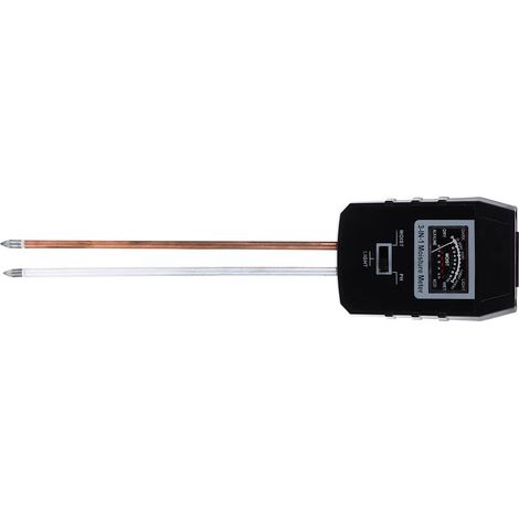 Einfacher 3-in-1-Bodentester: pH-Wert, Feuchtigkeit, Licht, Wasser, für Pflanzen, für drinnen und draußen RZ97 (1/5)