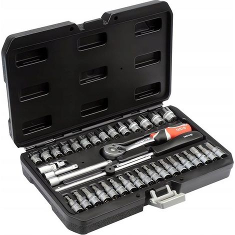 Juego de herramientas de 1/4", 38 piezas, YT-14471, Yato (1/3)
