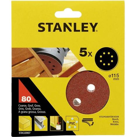 STANLEY STA32007 5 DISCHI VEL ROT ORB 115 GR 80