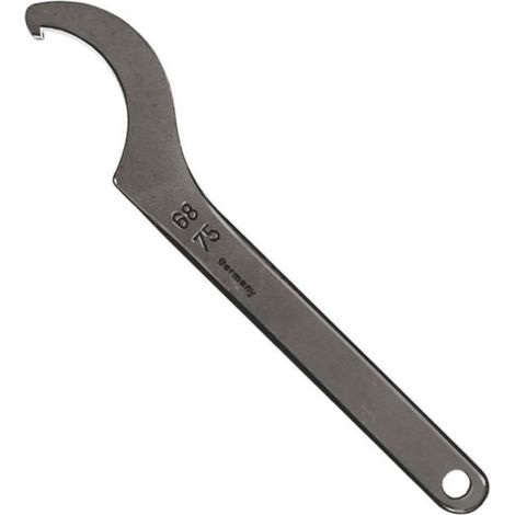 llave pico din 1810-a. acero. para tuercas y anillos ranurados