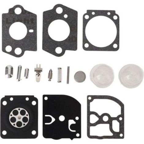 Kit Réparation Carburateur Pompe Amorçage Joint Carburateur Compatible Stihl HS45 FS38 FS55 Tondeuse Gazon (1/4)