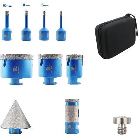 Diamantbohrer Set, Vielseitige Anwendung, Effizientes Design, 10pcs Set M14 Gewinde (1/2)