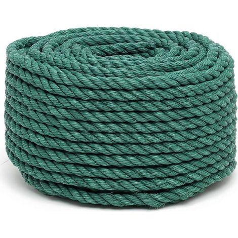 Flandria 20023 Corde en Polypropylène Ø 12 mm x 50 m, Vert