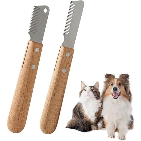 Hunde- und Katzenpflegeset – Kamm, Bürste, Schermaschine, Fellmesser und Unterfellschere (1/5)