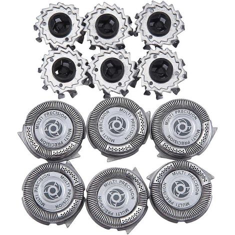 Lot de 6 têtes de rechange SH50 pour rasoirs PhilipsNorelco série 5000, S5000, S5420, S5380, S5351 et MultiP (1/4)