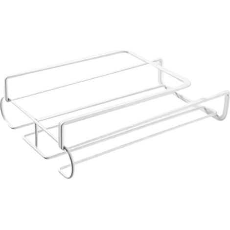 Range à verres métal sans perçage pour placard, support suspendu élégant et multifonctionnel pour cuisine, 27.5cm (1/5)