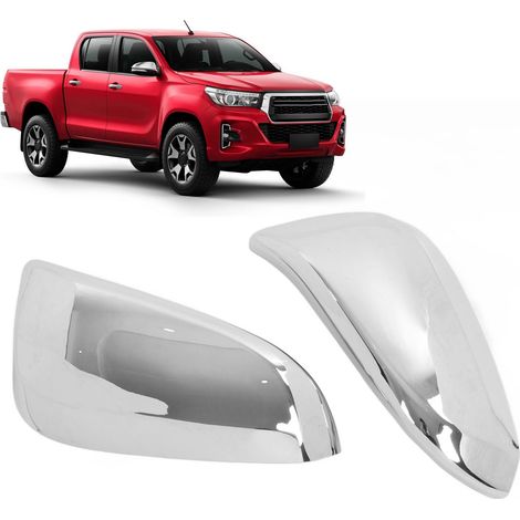 Dekorative Aufsätze für das Gehäuse des Rückspiegels, kompatibel mit Toyota Hilux Revo (AN120/AN130) ab Baujahr 2015. (1/5)