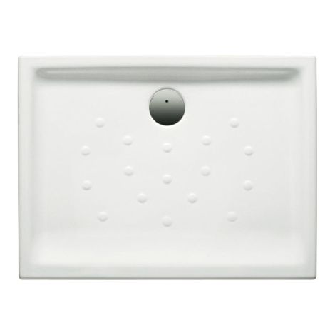 [JAMAIS UTILISE] Receveur de Douche ROCA Malta Rectangulaire à Poser en Céramique Blanc - A37450C000