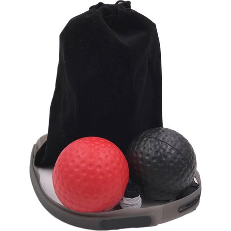 Set de boxe réactif balle rebondissante portable avec bandeau tête ajustable (1/5)