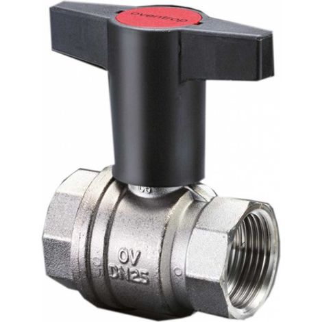 OV Knebelgriff-Kugelhahn Optibal PN 16, Messing DN 25, 1Z IG