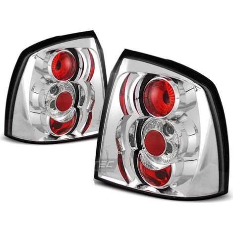 Paire de feux arriere Opel Astra G berline 97-04 chrome-27336127 (1/2)