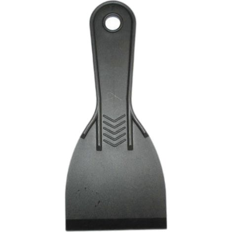 Couteau à mastic en plastique, outil à enduire noir, spatule confortable, outil flexible pour rayer la peinture lors de projets de bricolage-3inch