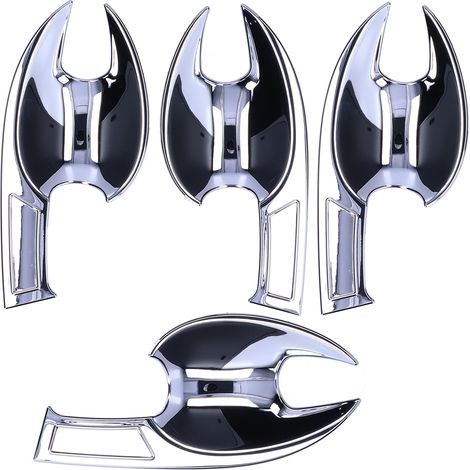 4 Pièces Poignée de Portière Auto Protection Coque pour Mazda CX-3 2016-2018 - Style Chromé (1/5)
