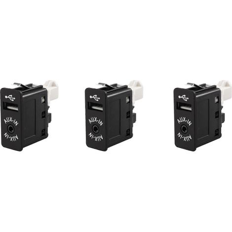 3 USB/AUX-Kfz-Eingangsadapter, kompatibel mit BMW E81 E87 E90 F10 F12 E70 X4 X5 X6 (1/5)