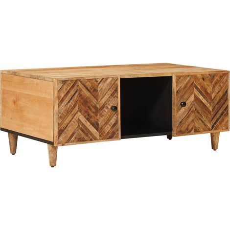 Coffee Table Brown 100 x 54 x 40 cm Solid Mango Wood vidaXL