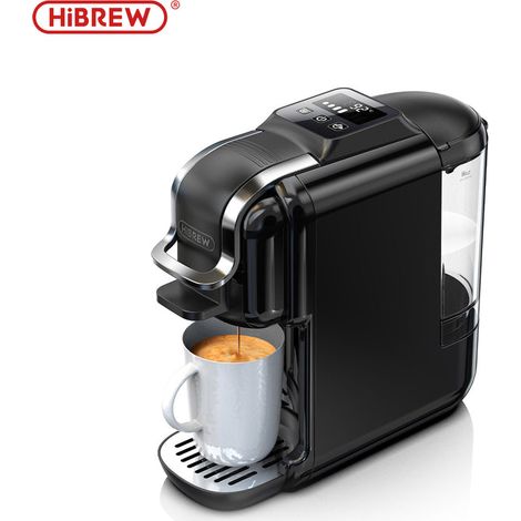 HiBREW-Kaffeemaschine mit Touchscreen, 7 Tassengrößen, Heiß-/Kaltmodus, Temperatureinstellung, Kompatibilität mit mehreren Kapseln – 20 Riegel