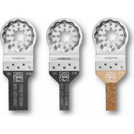 Fein Combo Starlock Mini Cut set de hojas y lima de carburo