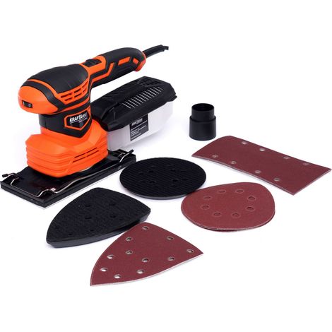 Lijadora orbital aleatoria 3 en 1 de 1200 W con contenedor Kraft&Dele (1/5)