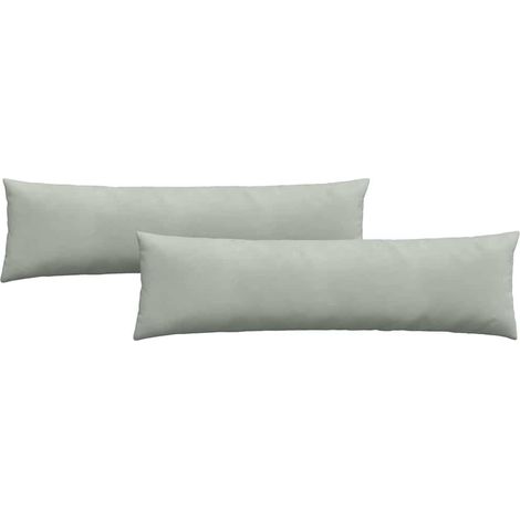 Maison Exclusive - Cuscini da Divano 2 pcs Grigio chiaro 145 x 40 cm