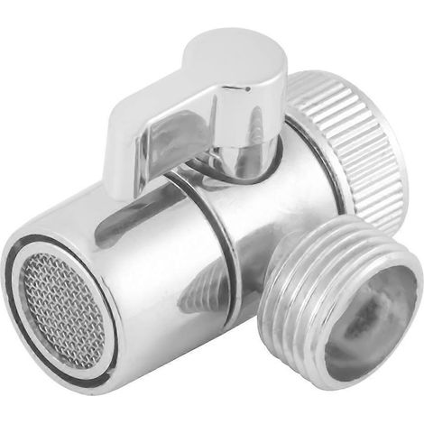 Inverseur de robinet, vanne d'évier, adaptateur de robinet répartiteur, inverseur pour salle de bain et cuisine - FFY (1/4)