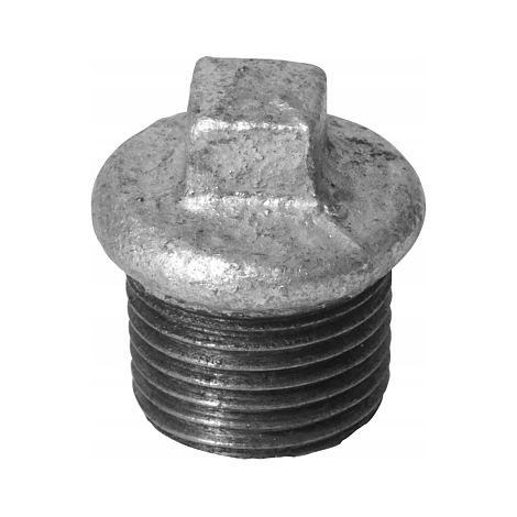 Gusseisenstopfen 1/2 verzinkt 1067/K 1 Stück.