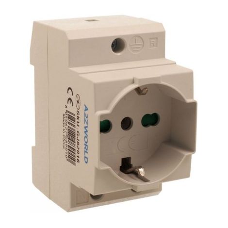 Presa Modulare Universale P40 Schuko + Bipasso Italiano 2M 10/16A AC 250V IP20 IEC60884 AD20IK