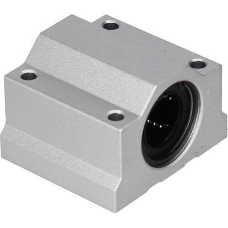 Bloc coulissant SCS25UU, palier à billes en alliage d'aluminium fermé pour machinerie. (1/5)