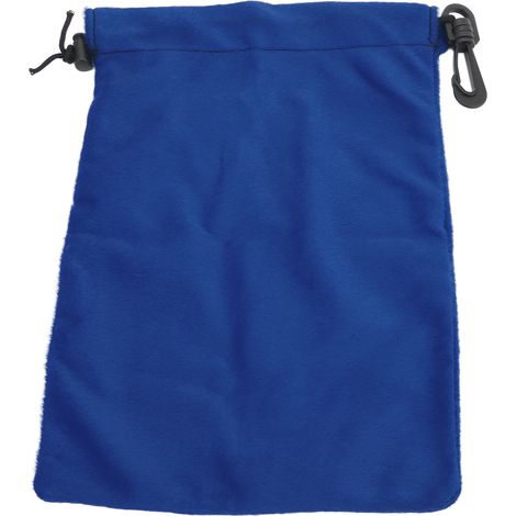 Sac de rangement à double cordon de serrage, étanche à la poussière, portable, idéal pour le camping, l'alpinisme et les voyages (bleu). (1/5)