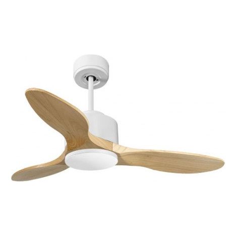 Modulo Super destratificateur d' air  blanc et bois massif clair 10 à 25 m² KLDC4P5SW42