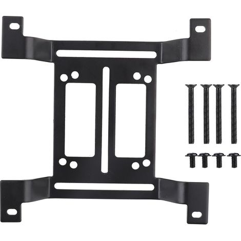 Support de pompe à eau métallique arqué pour refroidissement liquide PC, réservoir 12cm (1/5)