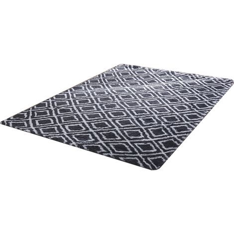 Tapis Doux - Surface Velours Fourrure Synthétique - Épaisseur Renforcée avec Couche Intermédiaire Souple - Anti-dérapant - Pour Chambre à Coucher - 1 Pièce (1/5)