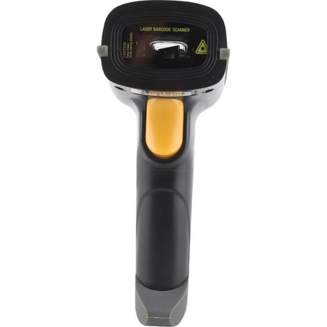 Lecteur de codes-barres portable sans fil 2,4 GHz avec récepteur et câble USB pour supermarchés, bibliothèques, entreprises de livraison, commerces de détail et entrepôts. (1/5)