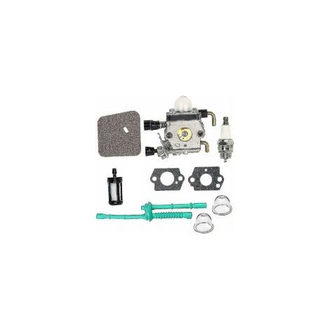 Kit filtro aria carburatore per Stihl FS45 FS46 FS55 FC55 FS38 HS45 FS74 FS75